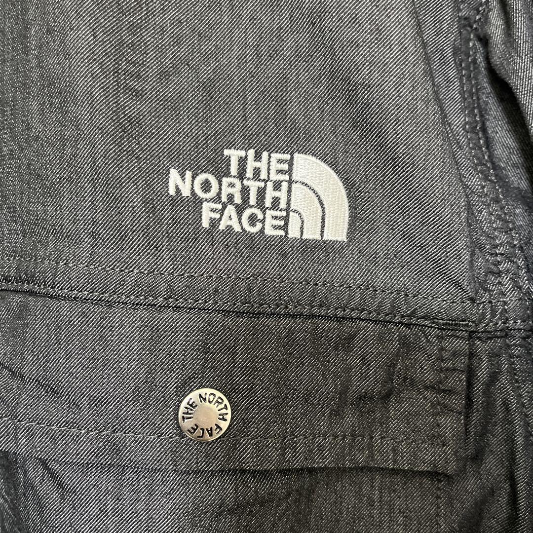 【未使用】THE NORTH FACE ロングスリーブナイロンデニムヌプシシャツ 【未使用】THE NORTH FACE ロングスリーブナイロンデニムヌプシシャツ