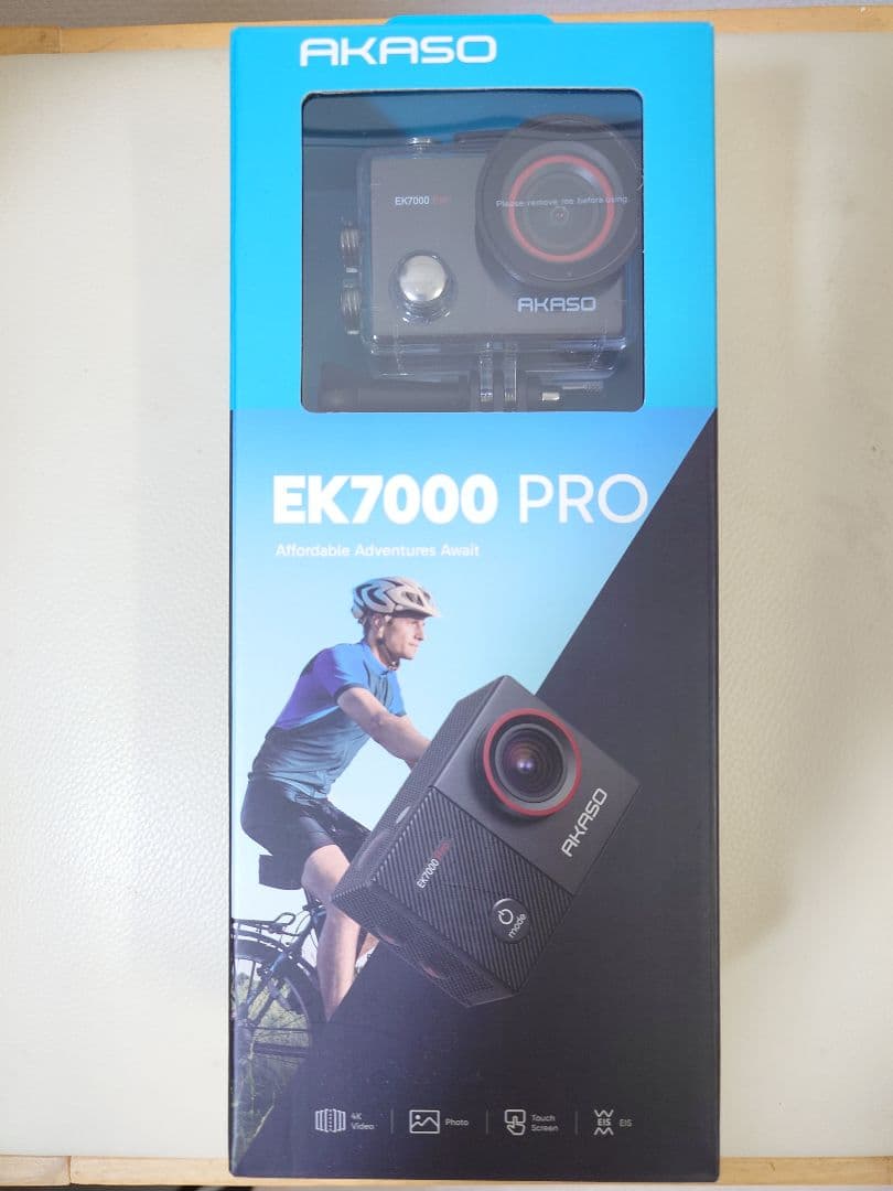 AKASO EK7000 PRO 標準付属品+128GB microSDカード