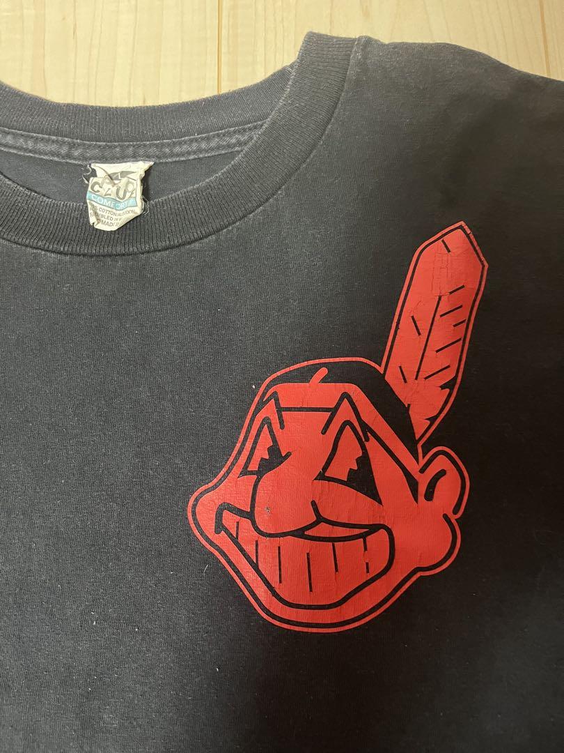 ビンテージ　インディアンズ　mlb メジャーリーグ　tシャツ 90s