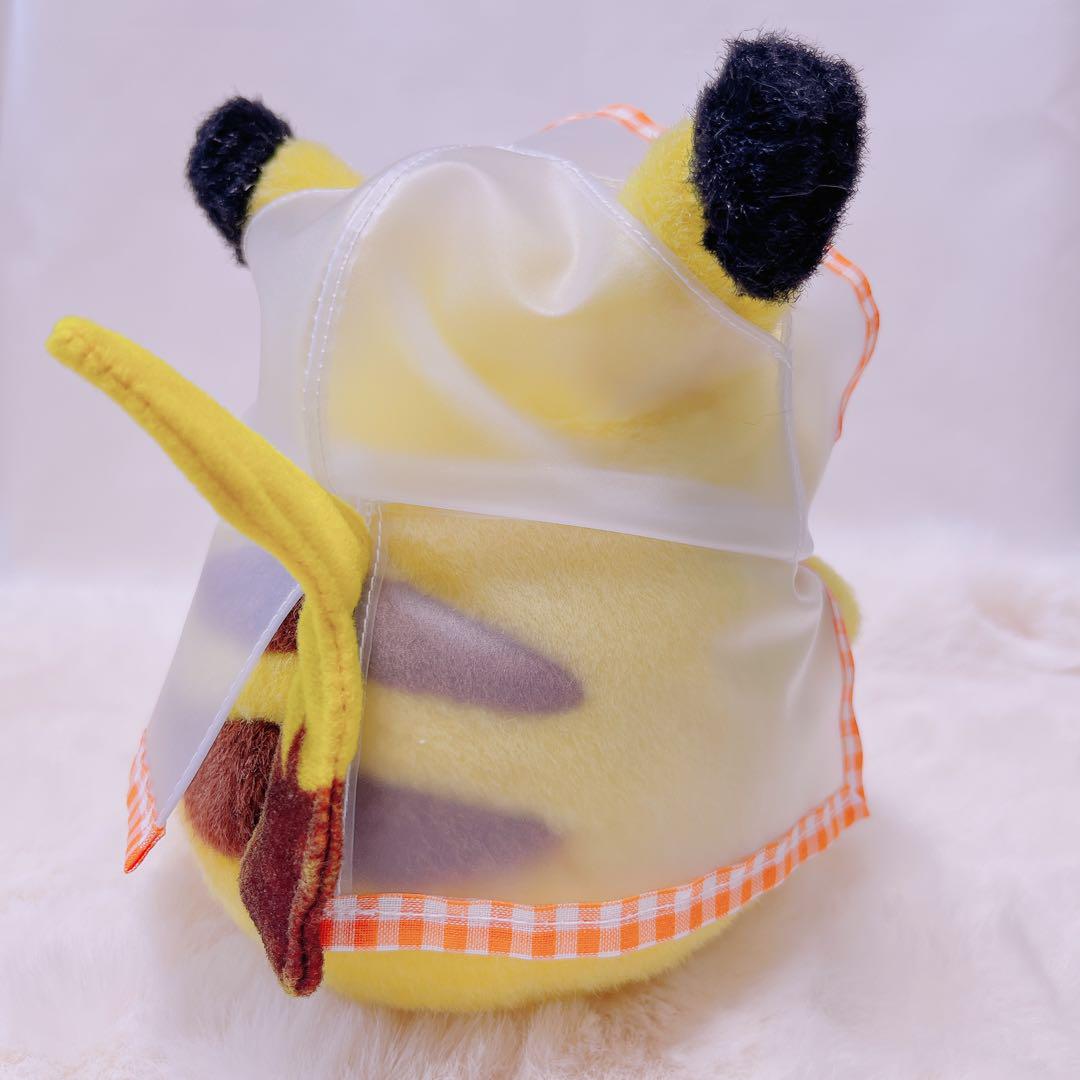初期ピカチュウ　ハンドメイド（レインコート）オレンジ 初期ピカチュウ ハンドメイド（レインコート）オレンジ - メルカリ