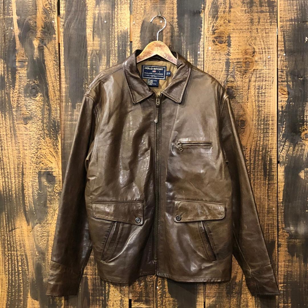 恵みの時 Polo sports ポロスポーツ フライトジャケット 90s カーキ