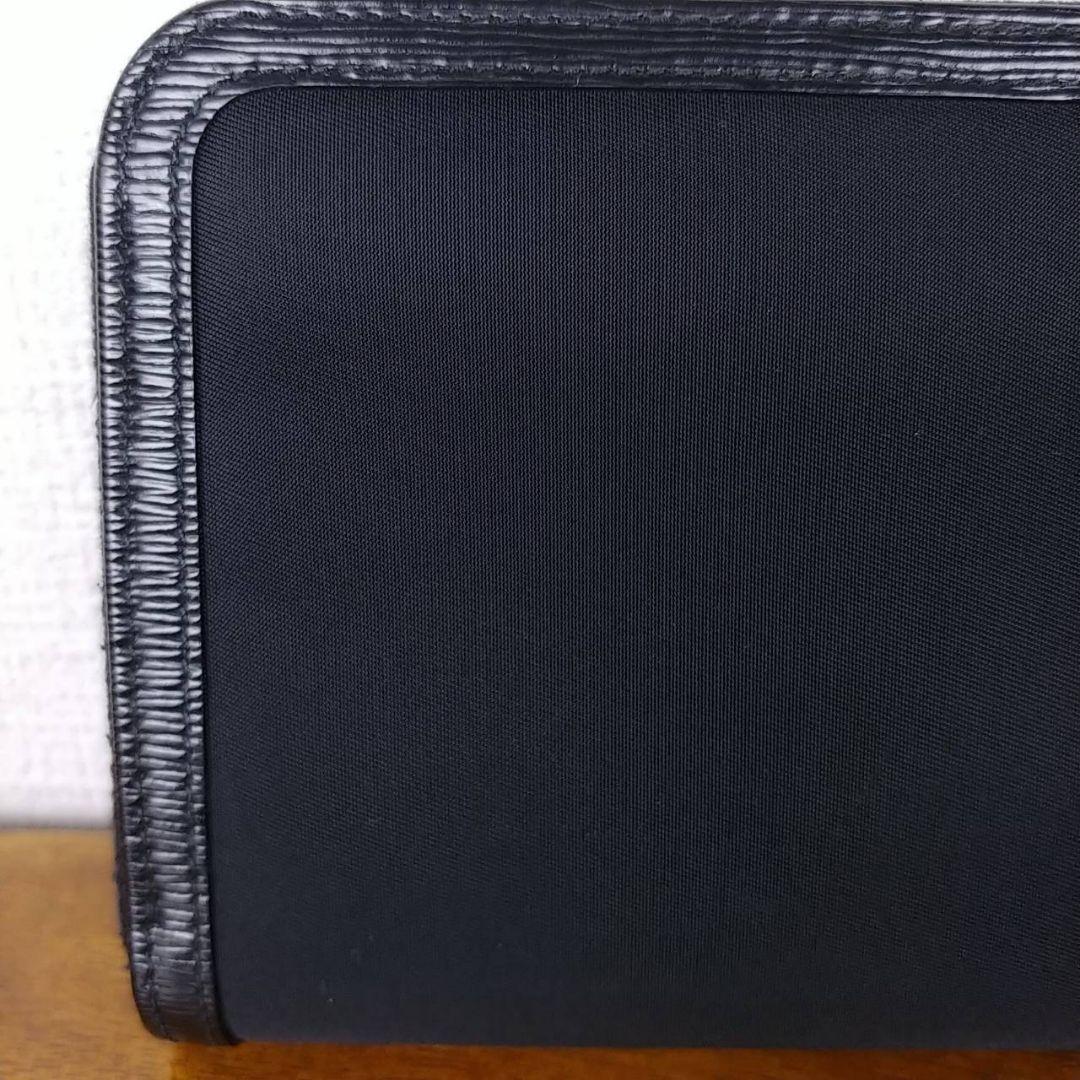 PRADA プラダ ナイロン ラウンドファスナー 長財布 ブラック