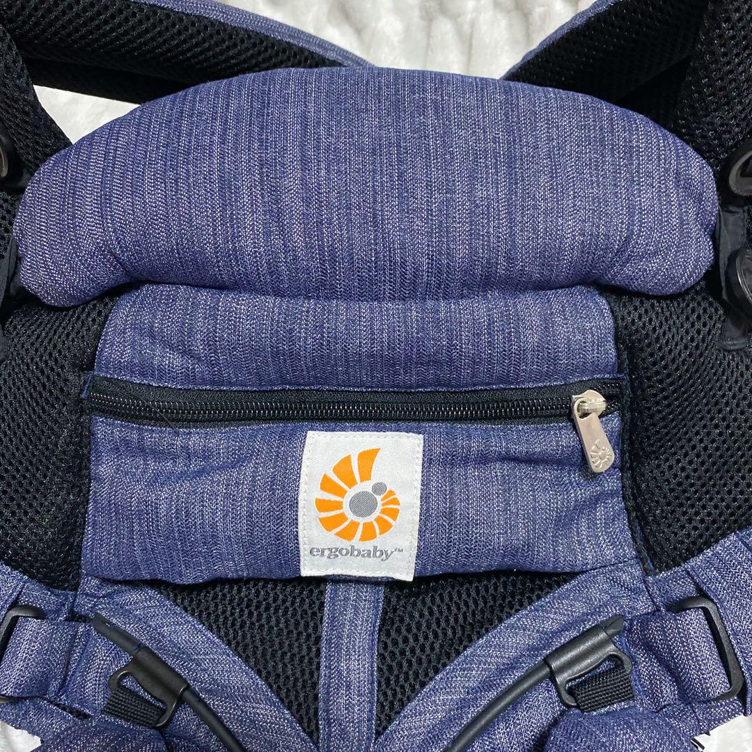 エルゴベビー 抱っこ紐 OMNI360 インディゴブルー デニム風生地