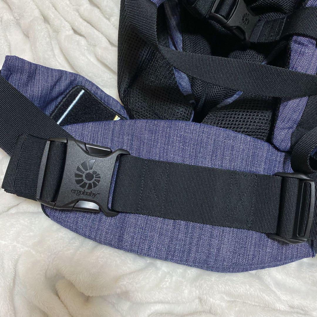 エルゴベビー 抱っこ紐 OMNI360 インディゴブルー デニム風生地