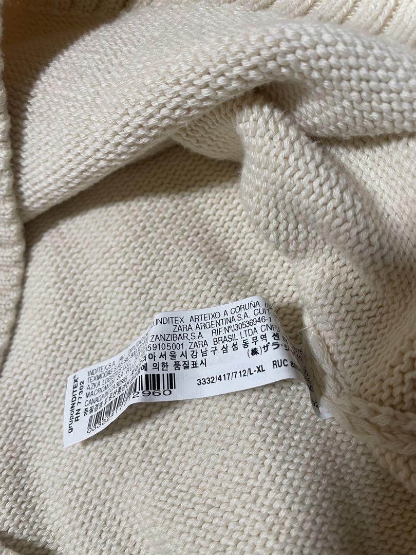 ZARA ニットベスト Lサイズ - メルカリ