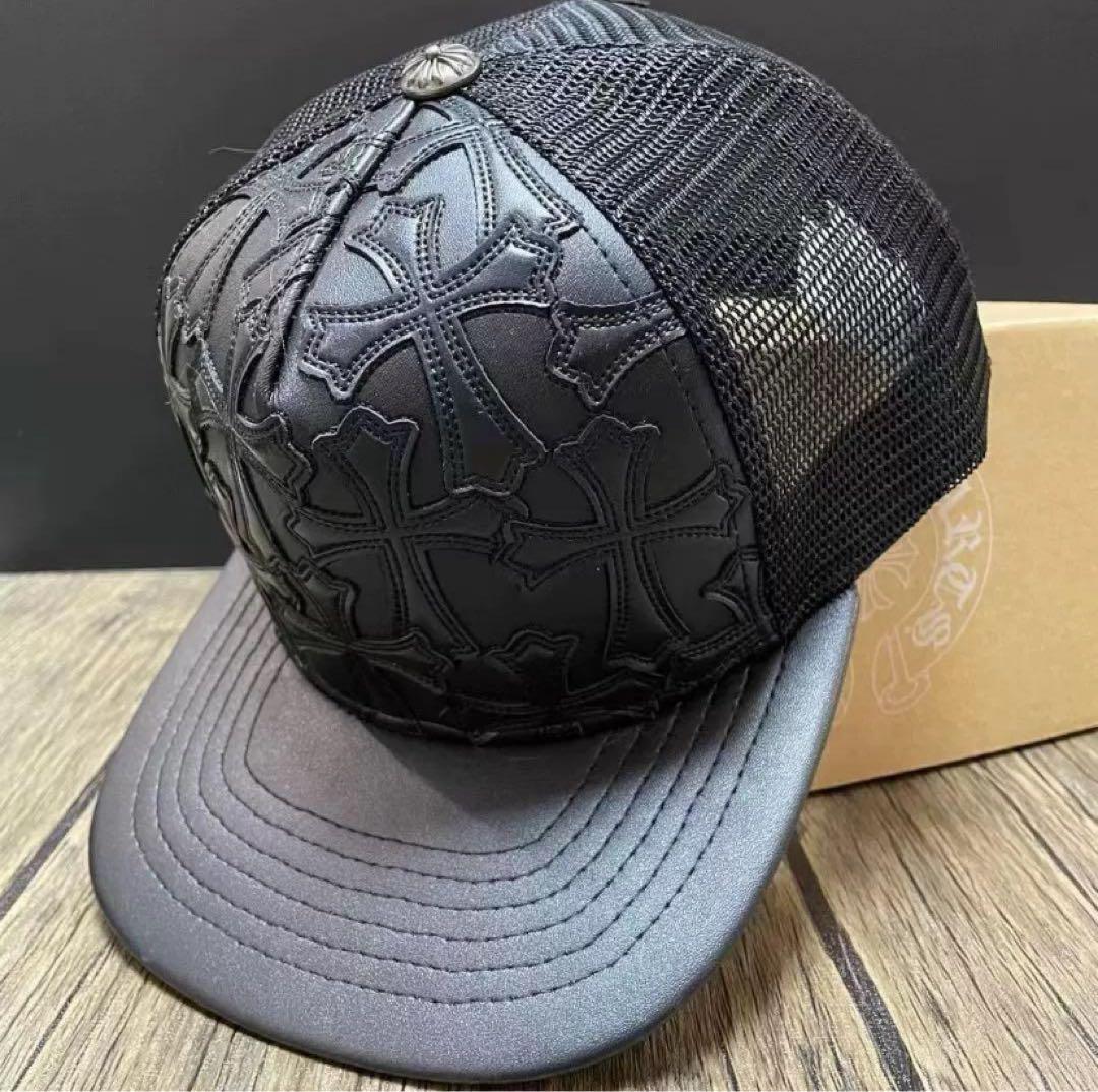 Chrome Hearts クロス模様 トラッカーキャップ