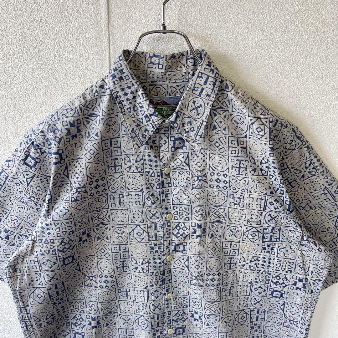 80's reyn spooner レインスプーナー ダイヤモンドヘッドタグ