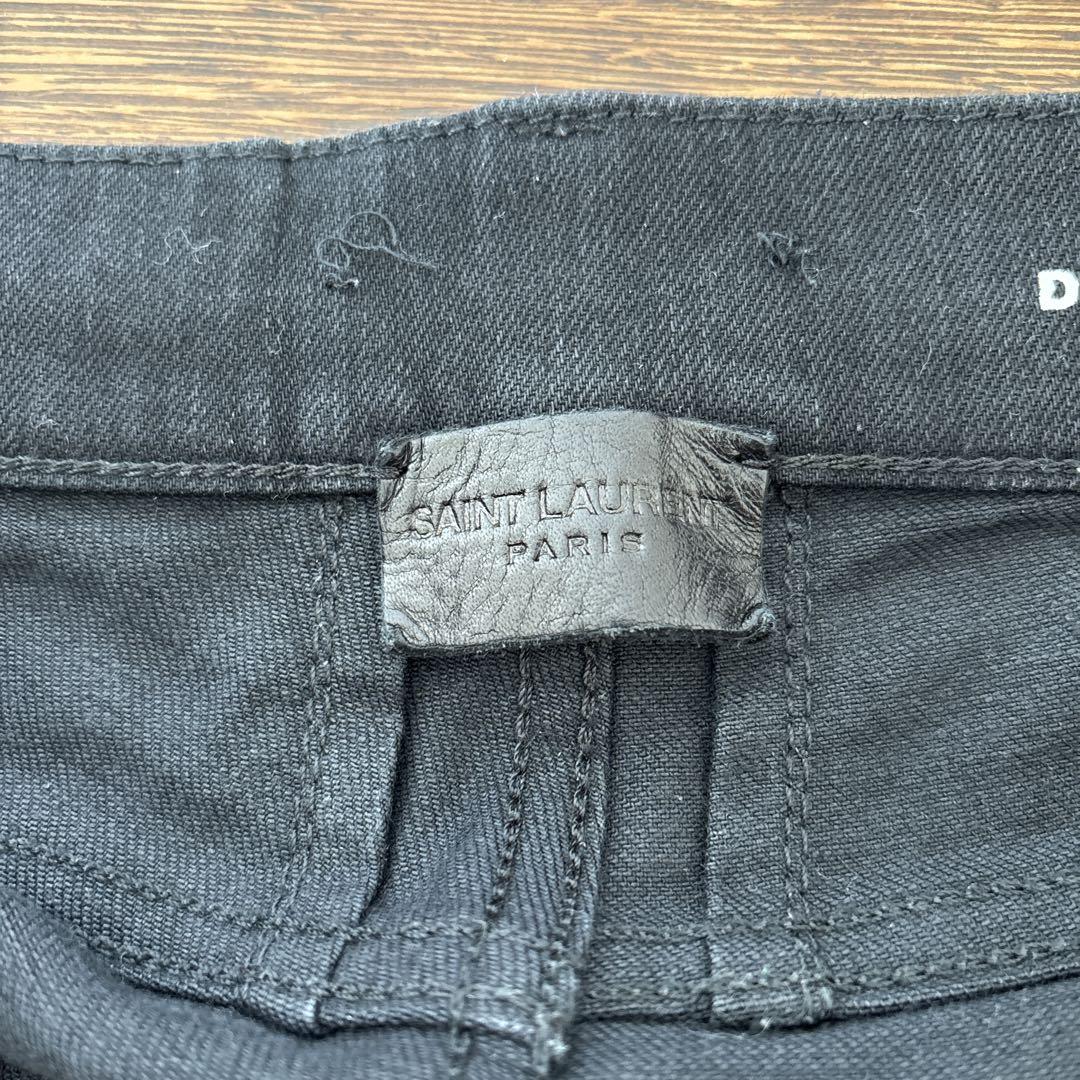 SAINT LAURENT ブラックスキニーデニム