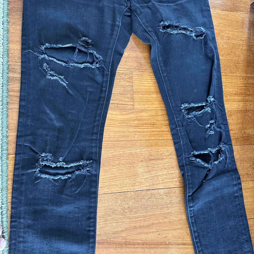 SAINT LAURENT ブラックスキニーデニム