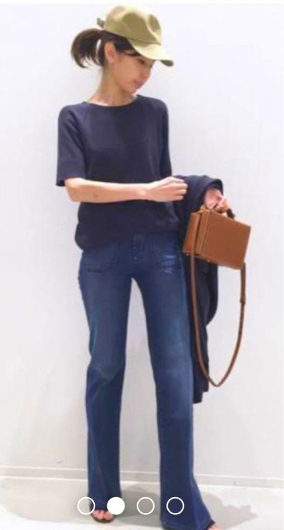 品質満点! L'Appartement Silk*CTN ハンソデ TOPS デニム/ジーンズ