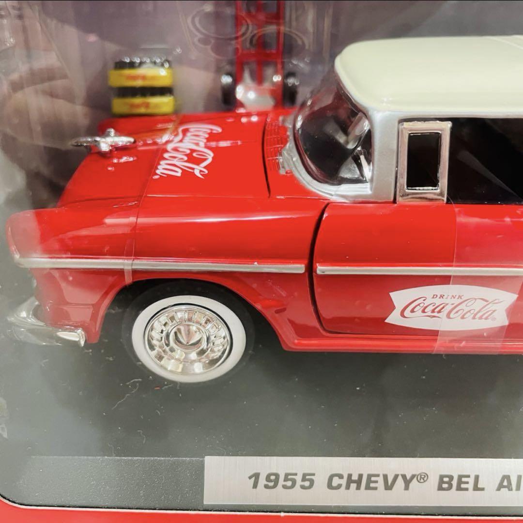 激レア！【新品未開封】1955 シェビーベルエアノマドワゴン コカコーラミニカー