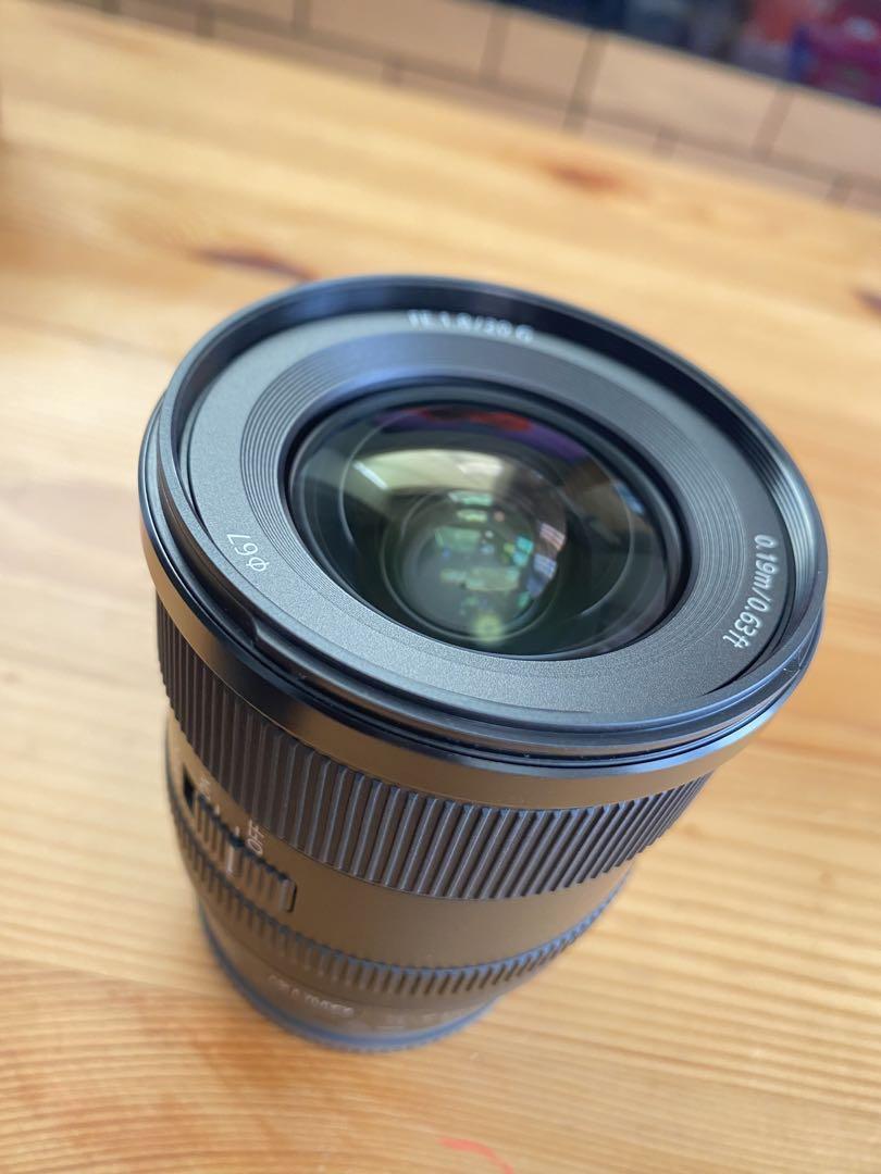 【美品】SONY FE20mm F1.8 SEL20F18G
