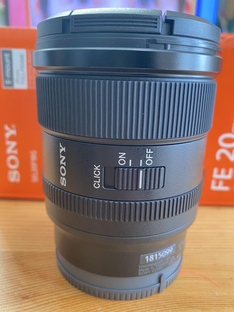 【美品】SONY FE20mm F1.8 SEL20F18G