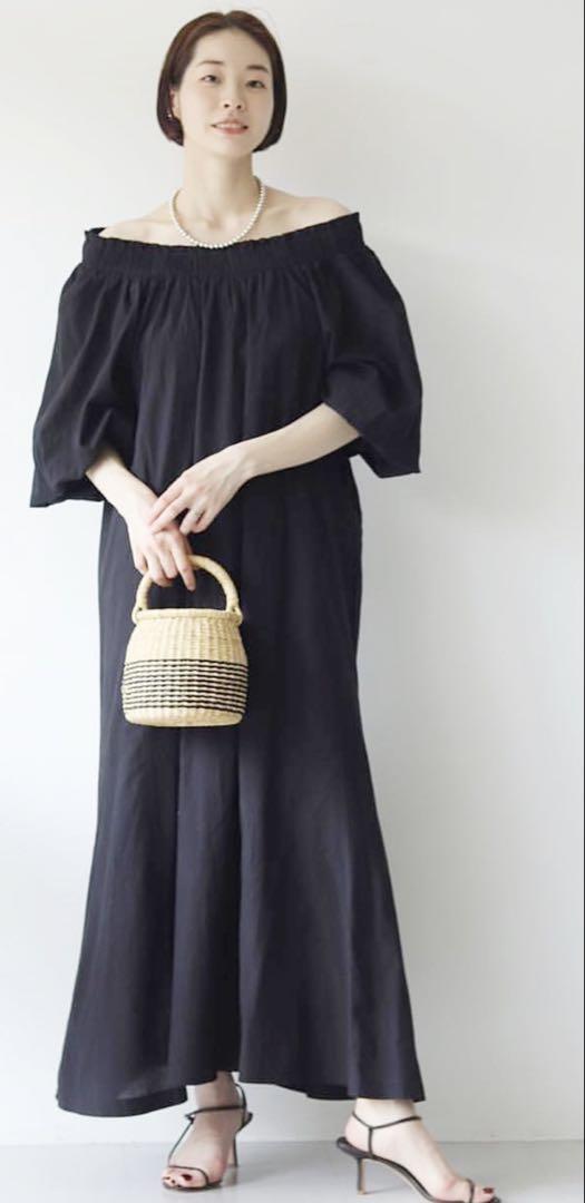 新品未使用♡Plage コットンハンドタックOP