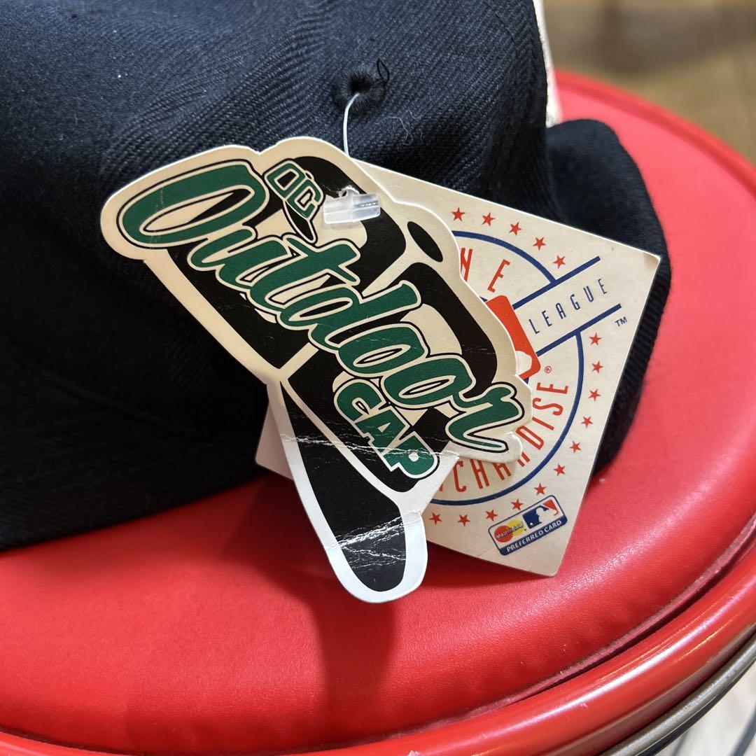 90s 新品　NY METS ニューヨーク　メッツ　ウールキャップ ブラック