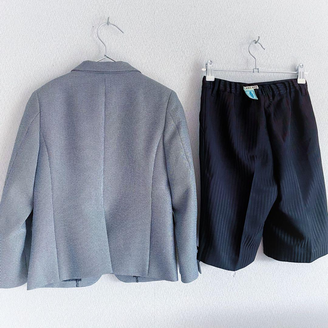 美品 ELLE EN NOIR フォ－マルス－ツ 千鳥格子 入学式 130