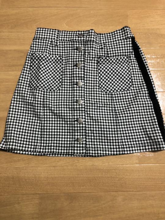 チェックスカート プリーツスカート
