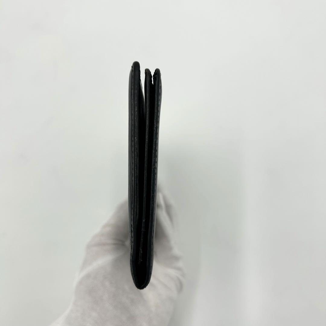 良品✨ルイヴィトン　ポルトカルトクレディ　エピ　札入れ　ノワール　黒　長財布