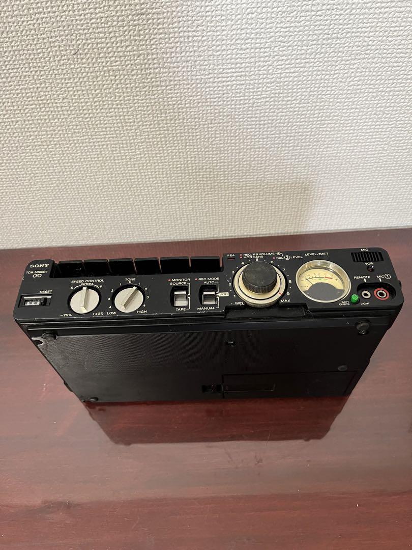 (稀少品) SONY カセットデンスケ TCM-5000EV ①