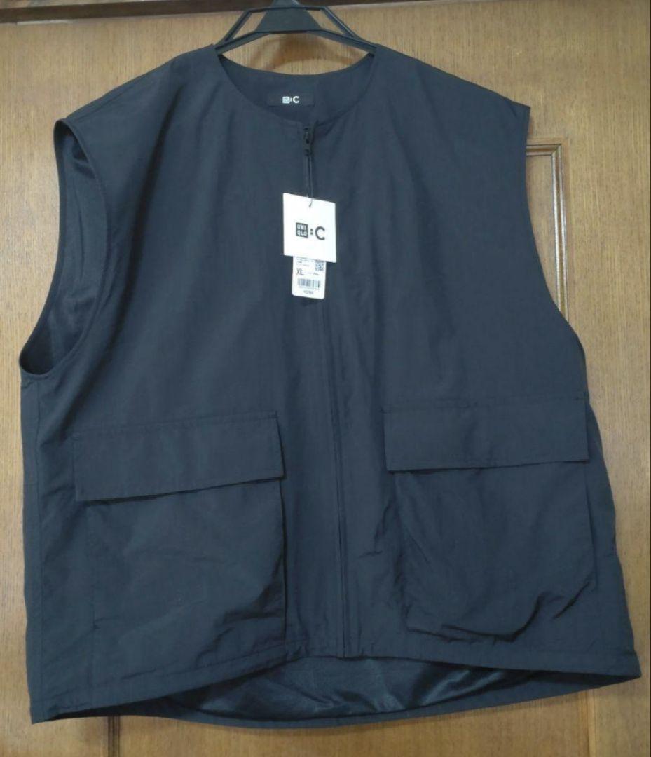 UNIQLO : C】フルジップベスト XL - トップス本物