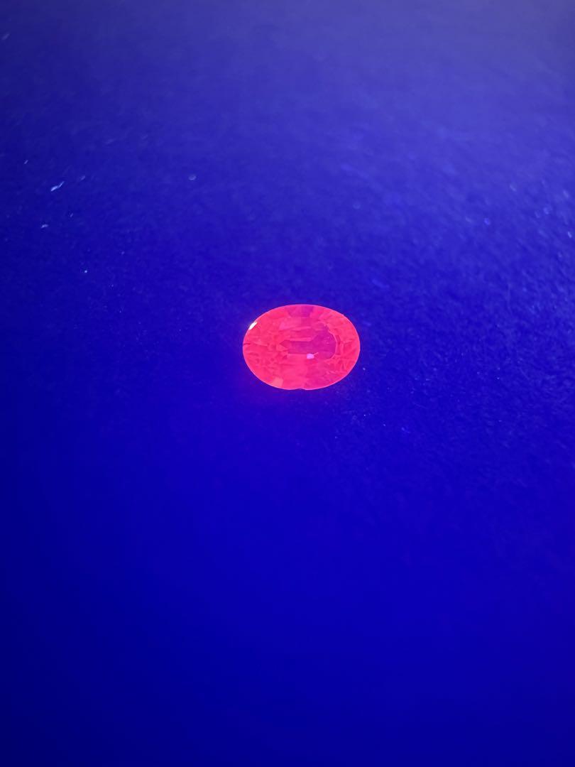 パパラチアサファイア ソーティング付き 0.127 ct パパラチアサファイア ソーティング付き 0.127 ct