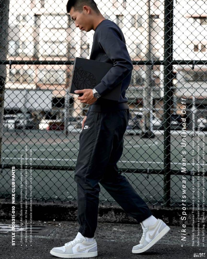 新品 NIKE ナイキ セットアップ ブラック SWOOSH 上下セット XXL