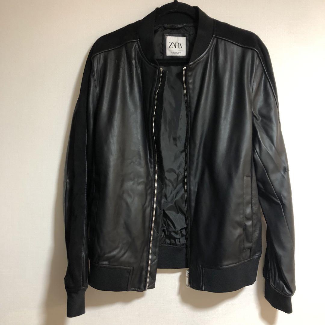 ZARA レザージャケット Mサイズ - メルカリ