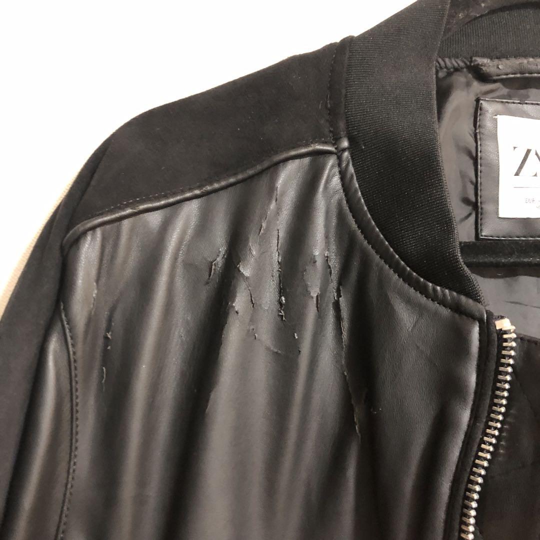 ZARA レザージャケット Mサイズ - メルカリ