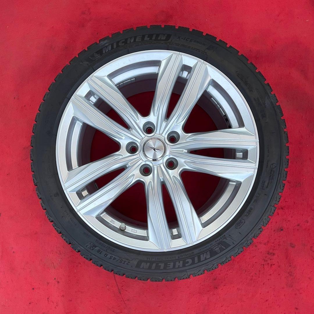 送料込235/45R18 ミシュラン X-ICE SNOWアルミホイール5穴4本 送料込235/45R18 ミシュラン X-ICE SNOWアルミホイール5穴4本