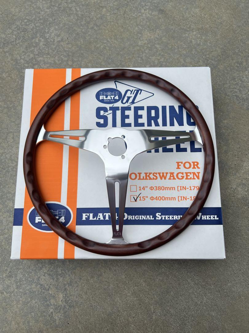 FLAT4 GTステアリング　400ミリ　空冷VW ワーゲン