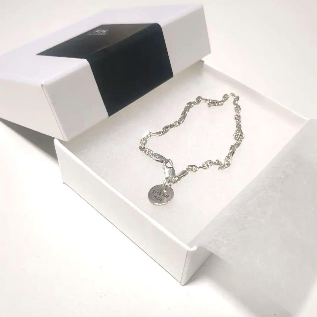 F.H. シルバー925ブレスレット チェーン目立った傷や汚れなし