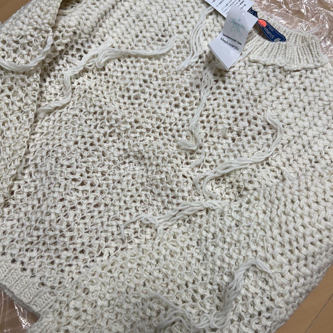blackmeans フリンジ メッシュ ニット 新品未使用