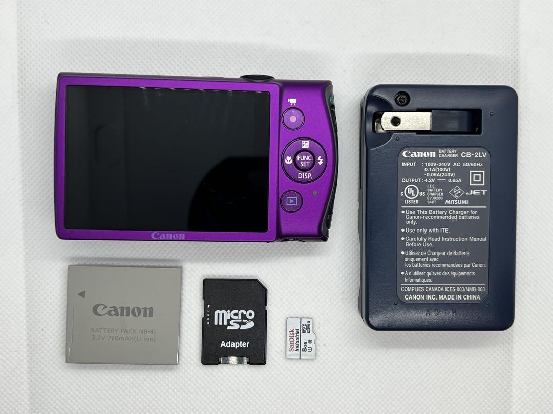 値下交渉可キャノン Canon IXY 600Fパープル　紫　新品同様美品 値下交渉可キャノン Canon IXY 600Fパープル 紫 新品同様美品