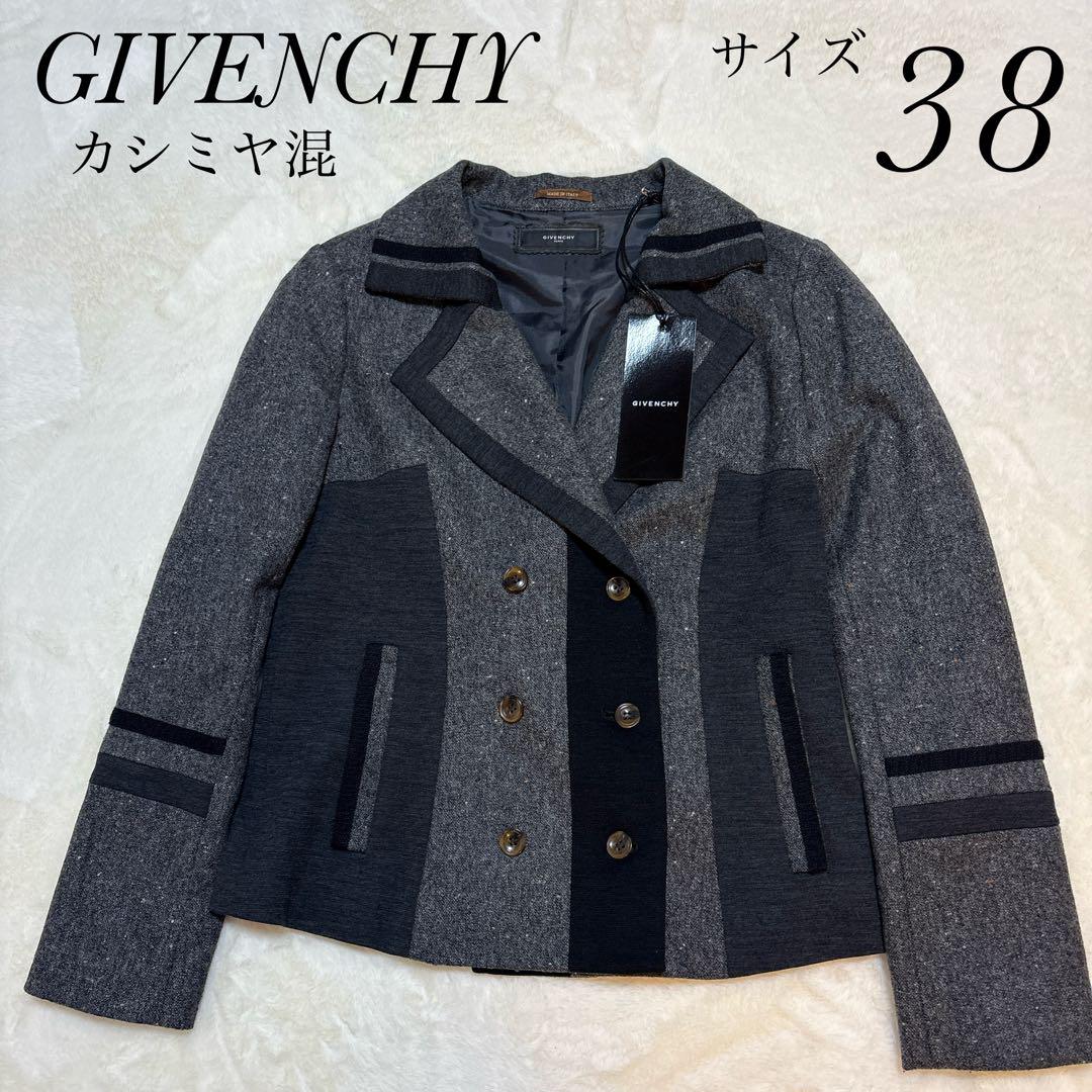 ジバンシー　GIVENCHY テーラードジャケット　サイズ38 カシミヤ混