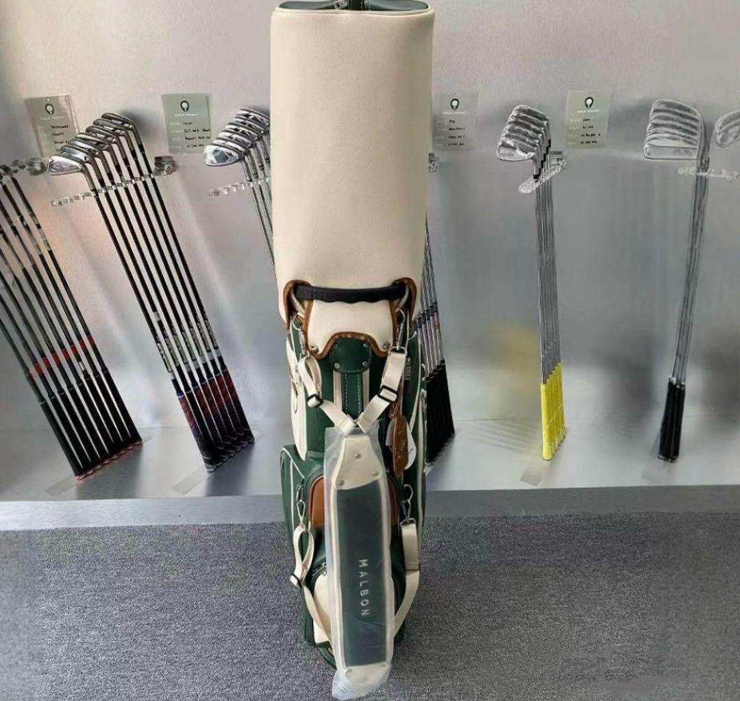 2025新作マルポンMalbonゴルフバッグ　キャディバッグ マルボン Malbon ゴルフバッグ キャディバッグ 2025新作 8.5