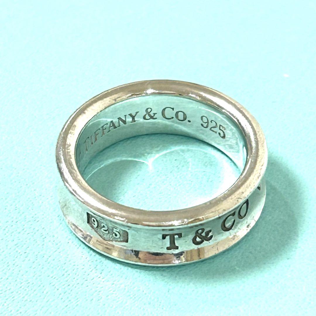 TIFFANY&Co. ナロー リング 1837 シルバー925 #14