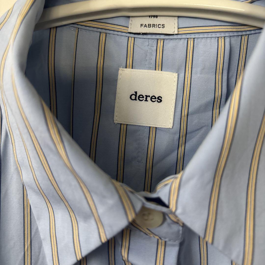 美品⭐︎デレス　deres ストライプ　シャツ