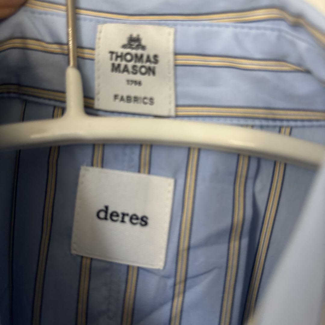 美品⭐︎デレス　deres ストライプ　シャツ