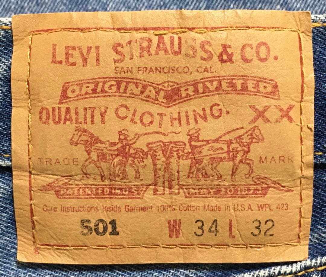 希少 00's USA製 Levi's 501 W34 最終モデル BLUE 希少 00's USA製 Levi's 501 W34 最終モデル BLUE