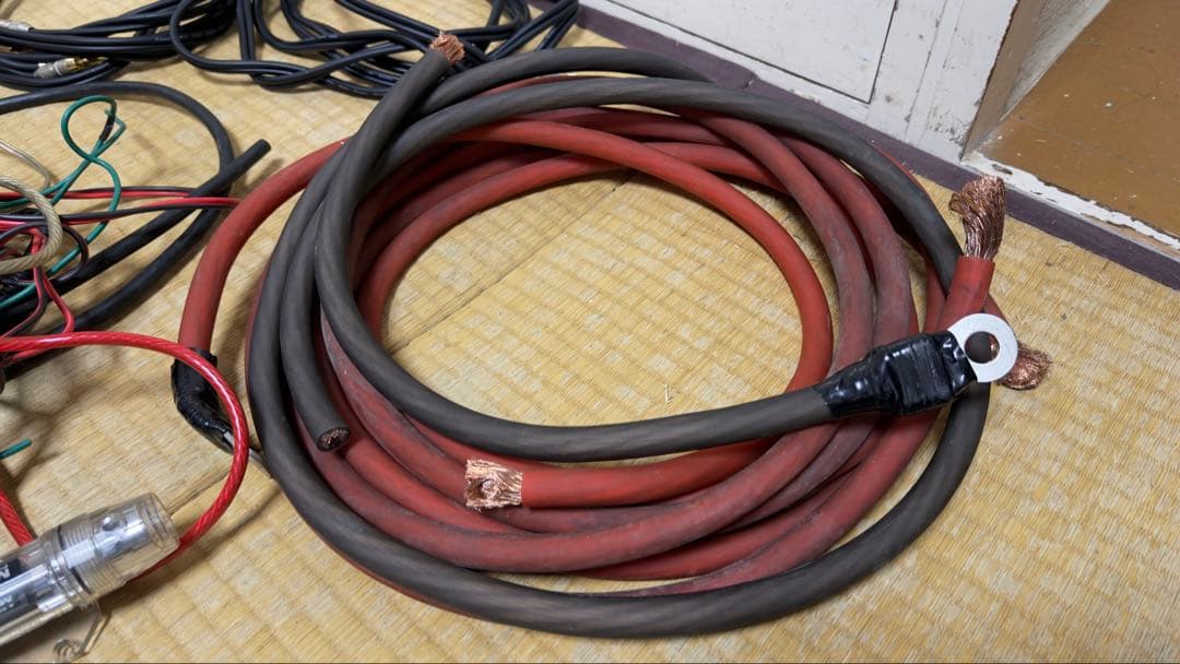 カーオーディオ 配線セット 200a ヒューズ 0ケージ RCAケーブル カーオーディオ 配線セット 200a ヒューズ 0ケージ RCAケーブル