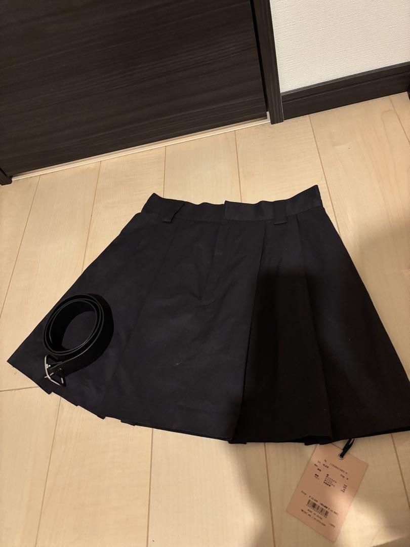 【新品未使用】eimy プリーツミニスカート