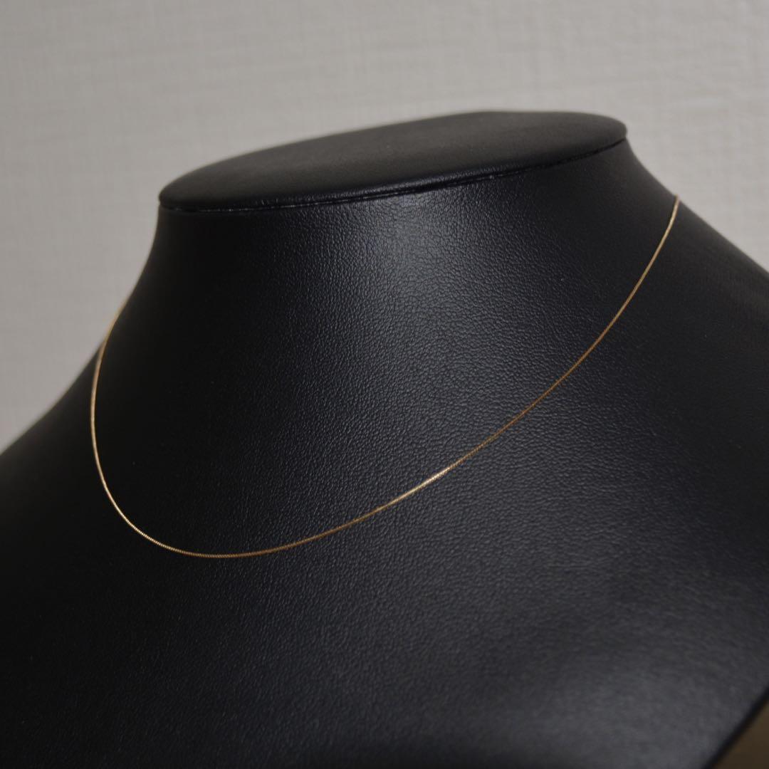 【新品】K18刻印入り ベネチアチェーン ネックレス 新品】K18刻印入り ベネチアチェーン ネックレス - アクセサリー