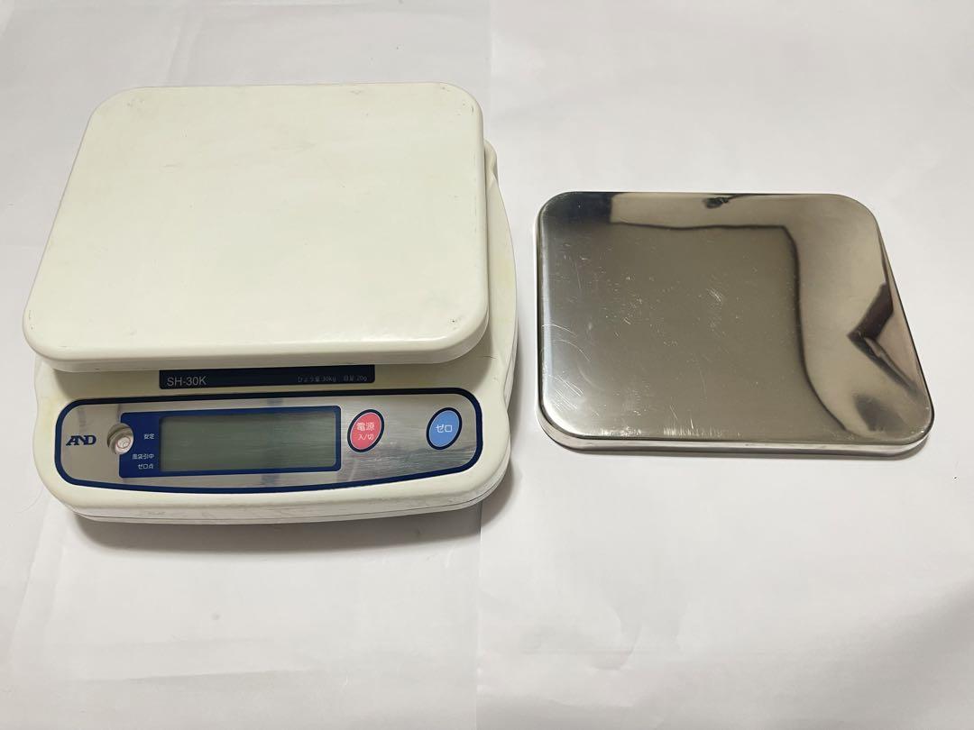 A&D デジタルはかり カバー付き　ワークスケール SH30K