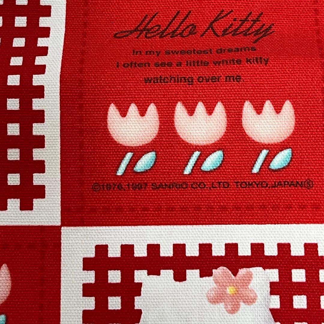ハローキティ　生地 64×50cm 天使　チューリップ　1997 ヴィンテージ