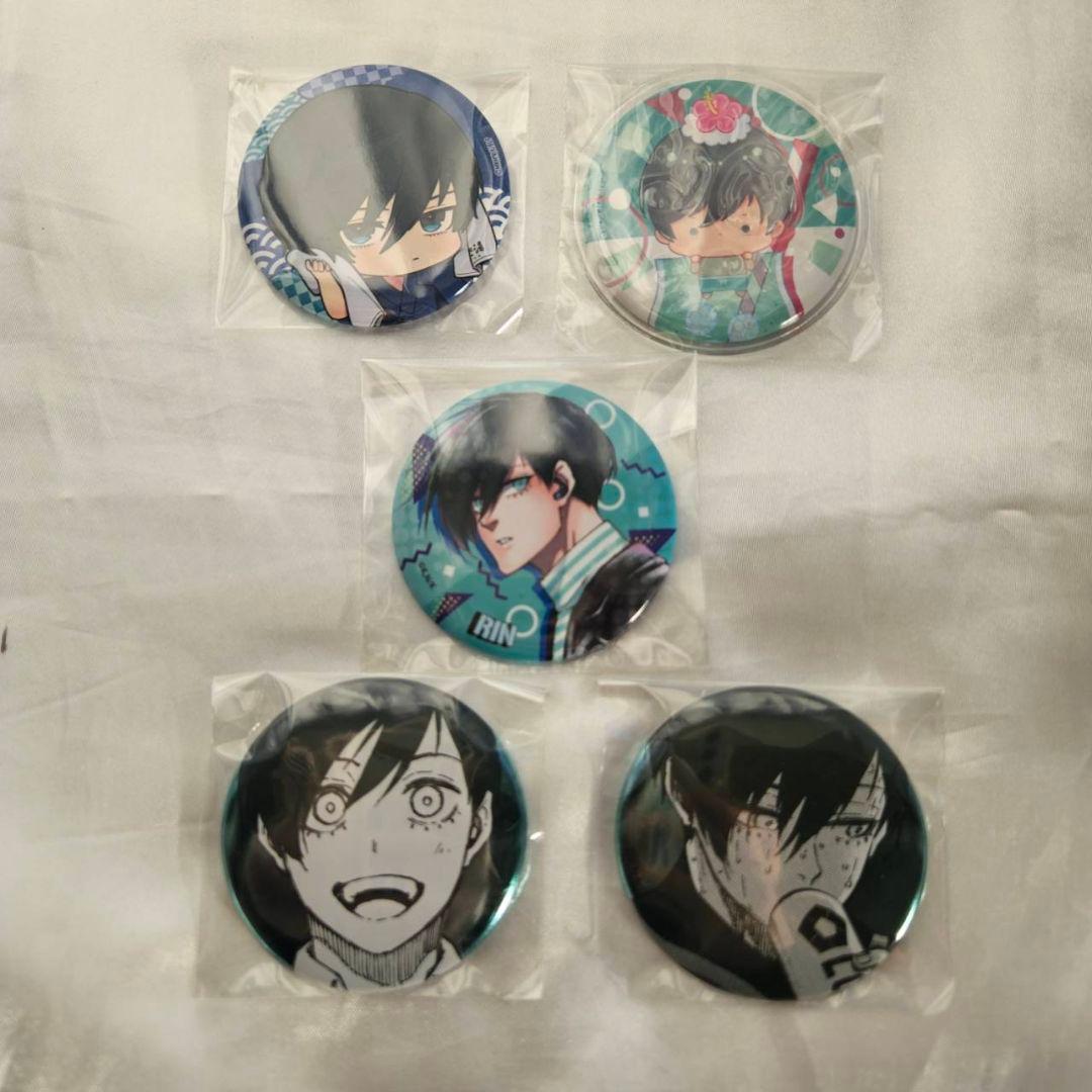 ブルーロック 缶バッチ 糸師凛 ポップアップ 原画展 私服 - メルカリ