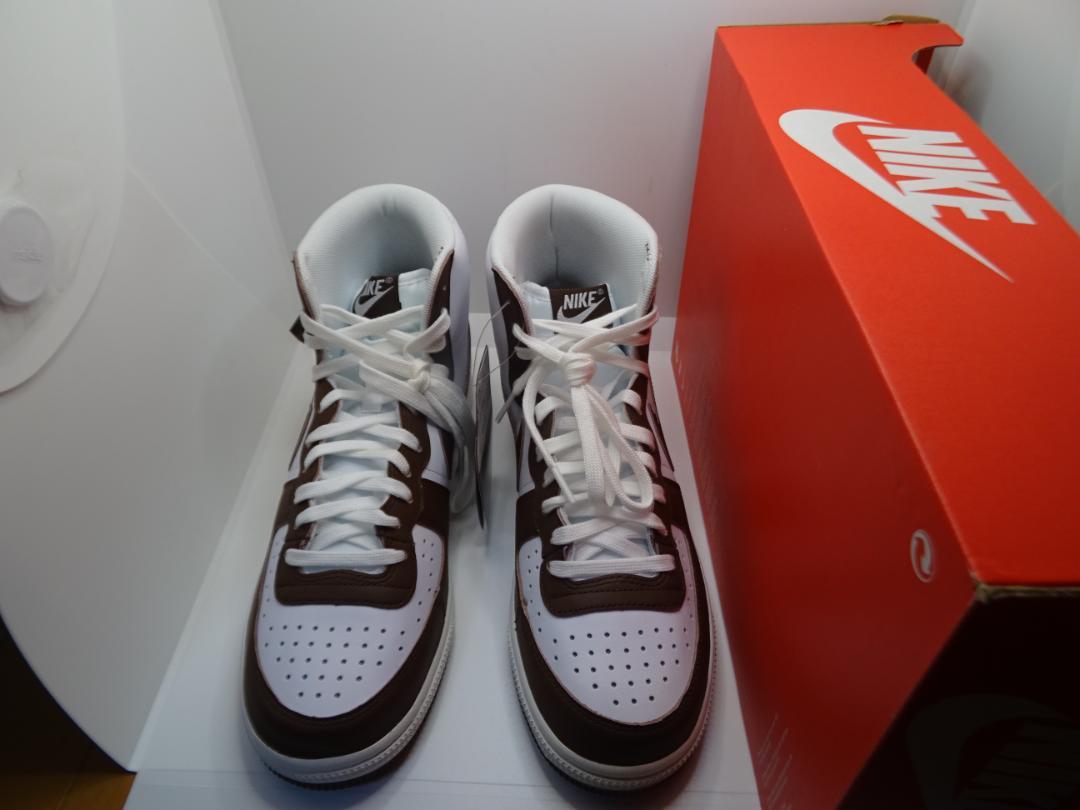 新品★NIKEナイキターミネーターHIGH白ホワイトカカオ26.5cm