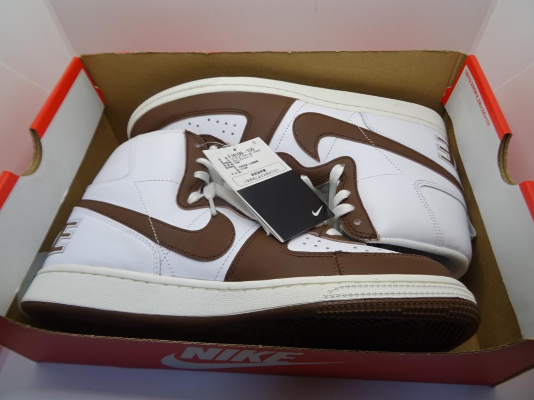 新品★NIKEナイキターミネーターHIGH白ホワイトカカオ26.5cm