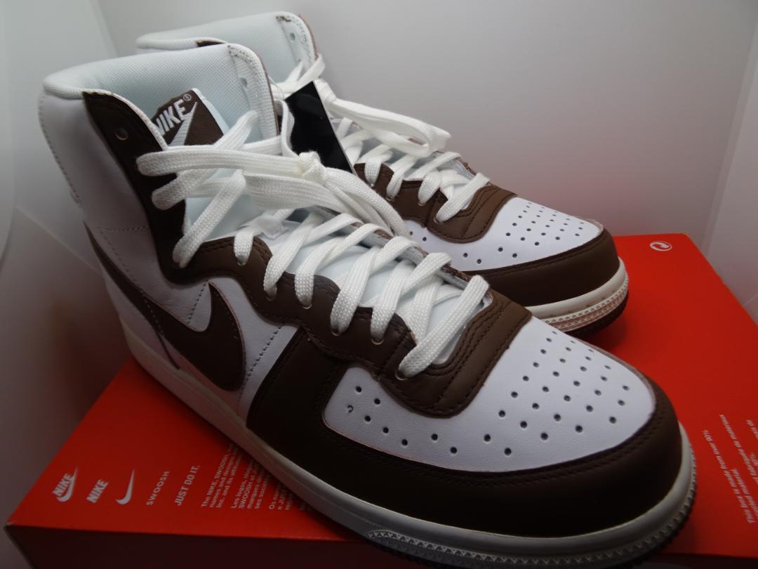 新品★NIKEナイキターミネーターHIGH白ホワイトカカオ26.5cm
