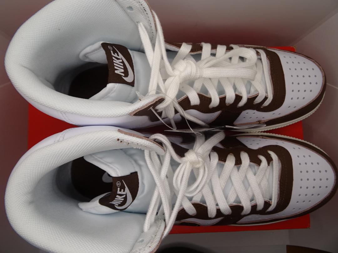 新品★NIKEナイキターミネーターHIGH白ホワイトカカオ26.5cm