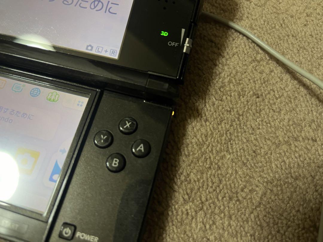 【本日限定！】ニンテンドー3DS ブラック タッチペン 充電器 付き